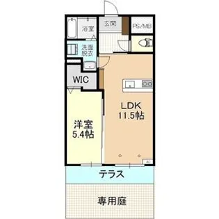 コンフォール【1階】の間取り