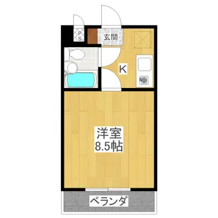 ランドパレス宇都宮平成通り【8階】の間取り