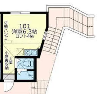 ユナイト白楽アンシャンテ【1階】の間取り