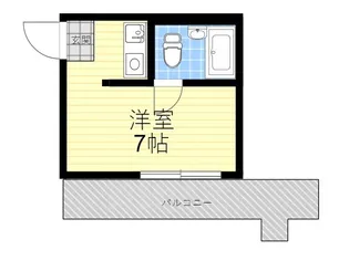 エルム関目【6階】の間取り