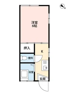 コーポ江本【1階】の間取り