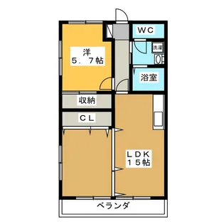 加藤第3マンション【2階】の間取り