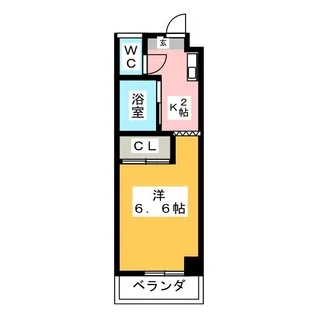 PRUSTA長良【2階】の間取り
