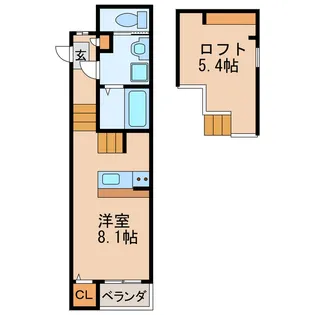 ウェルストン車道【1階】の間取り