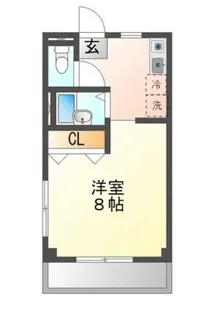 1Kの間取り画像