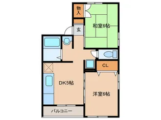 グリーンヴィレッジI【1階】の間取り