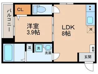 e-house 中村公園【1階】の間取り