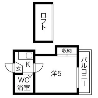 アルカディア北一色【2階】の間取り