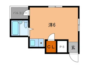 プラザハイム筒井【1階】の間取り