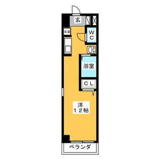 リアライズ徹明通【10階】の間取り