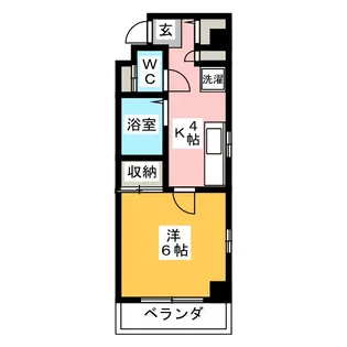 グリーンCORE【4階】の間取り