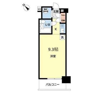 ライオンズプラザ池袋【5階】の間取り