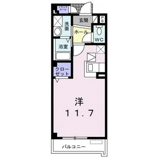 プレーヌ・フルサワ【1階】の間取り