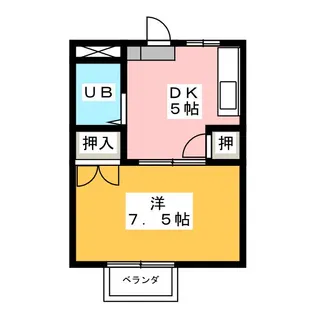 タウンハウス阿倉川 B棟【2階】の間取り