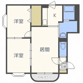 ニューエコライフ宮の沢【3階】の間取り