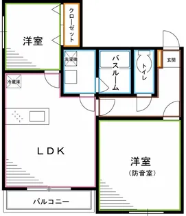 東京都杉並区荻窪1【マンション】の間取り