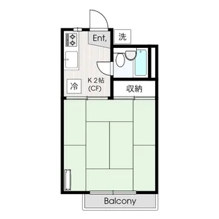 リバーサイド87【2階】の間取り