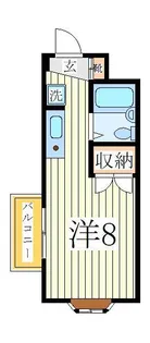 1Rの間取り画像