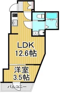 KEIAI RESIDENCE 青井II【1階】の間取り
