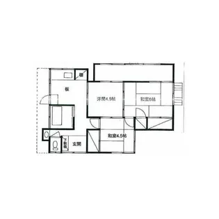 神奈川県厚木市妻田北2【一戸建】の間取り