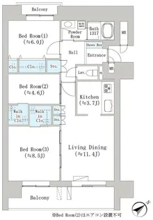 東京都文京区千石1【マンション】の間取り