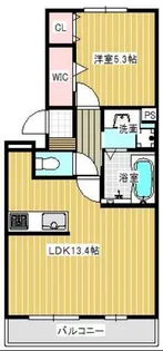 パークヴィラ合志I【1階】の間取り