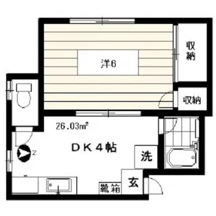 第6セドロ【2階】の間取り