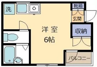 ウエシーコート向丘【1階】の間取り