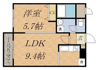 MYプラザ発寒南【2階】の間取り