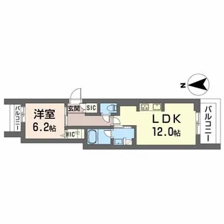シャーメゾン大垣郭町【3階】の間取り