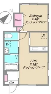 Mレガート【1階】の間取り