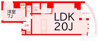 神奈川県横浜市中区相生町6【マンション】の間取り
