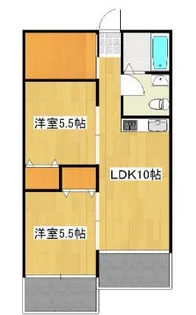 鹿児島県鹿児島市玉里町【マンション】の間取り