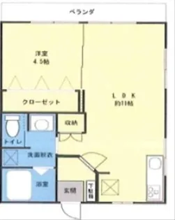 大野ハイツ【2階】の間取り