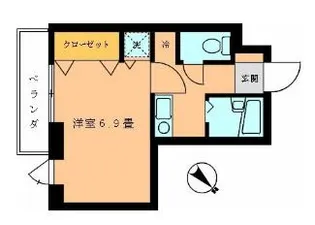 セレーノ日辰【4階】の間取り