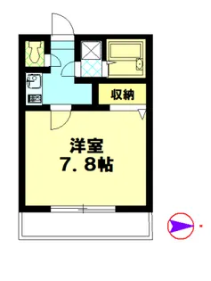 神奈川県川崎市幸区鹿島田3【アパート】の間取り