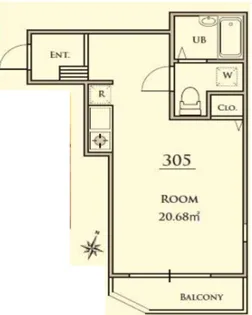レジデンス本駒込【3階】の間取り