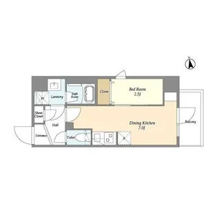 東京都台東区松が谷2【マンション】の間取り