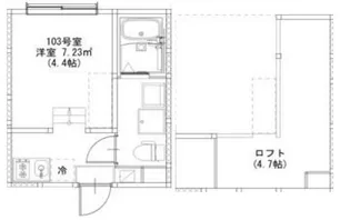ノベレア【1階】の間取り