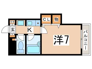 パルコ-ト幸【3階】の間取り