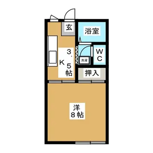 メゾン叶屋パートII【1階】の間取り