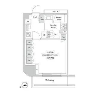 TRACK向ヶ丘遊園【5階】の間取り