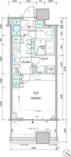 パークタワー勝どき サウス棟【7階】の間取り