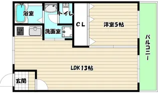 大阪府大阪市淀川区木川西1【マンション】の間取り