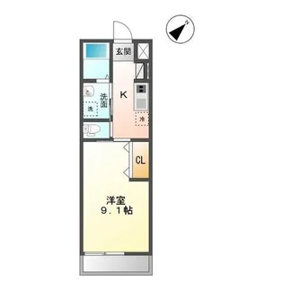 ブルーム【2階】の間取り