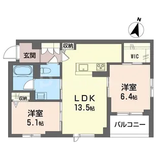 セレスティア【2階】の間取り