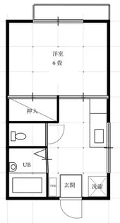 コーポ向台【2階】の間取り