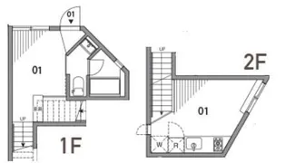 中野薫木荘の間取り