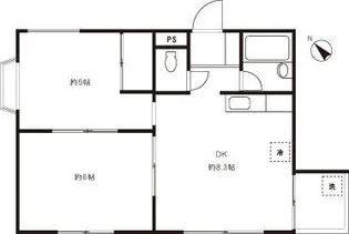 DRホームズ深沢【2階】の間取り