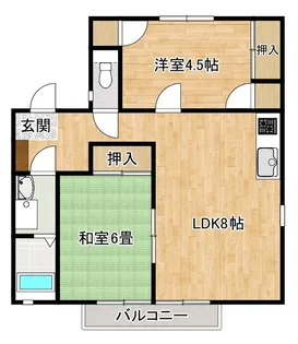プロヴァンスII【2階】の間取り